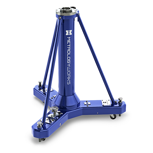 Rhino Series Heavy-Duty Rolling Stand 10 Fixed Height - Blue